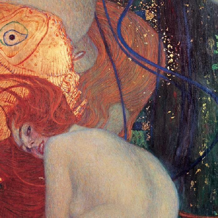 Gustav Klimt Goldfish (detail)